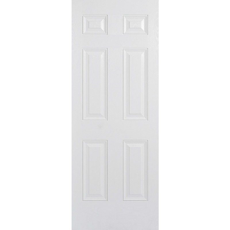 External GRP Composite Colonial 6P White Door